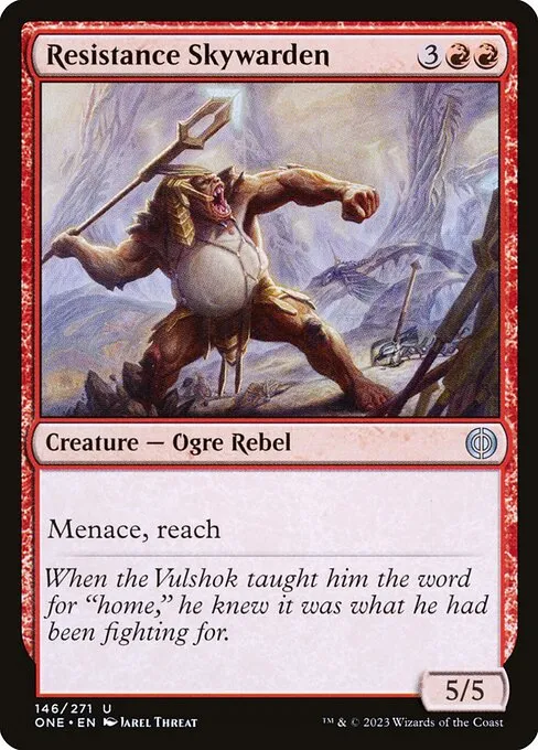 Resistance Skywarden — Phyrexia: All Will Be One
