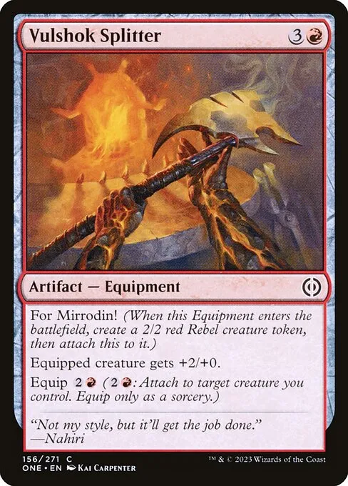 Vulshok Splitter — Phyrexia: All Will Be One