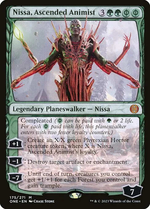 Nissa, Ascended Animist — Phyrexia: All Will Be One