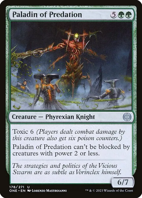 Paladin of Predation — Phyrexia: All Will Be One