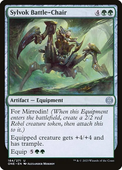 Sylvok Battle-Chair — Phyrexia: All Will Be One