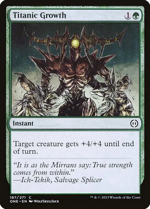 Titanic Growth — Phyrexia: All Will Be One