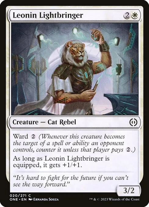 Leonin Lightbringer — Phyrexia: All Will Be One