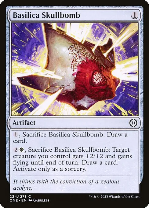 Basilica Skullbomb — Phyrexia: All Will Be One