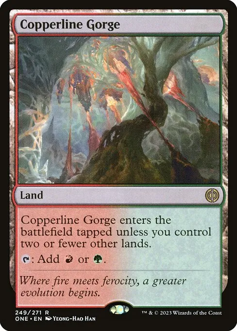 Copperline Gorge — Phyrexia: All Will Be One