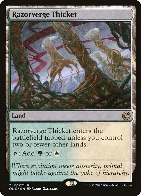 Razorverge Thicket — Phyrexia: All Will Be One