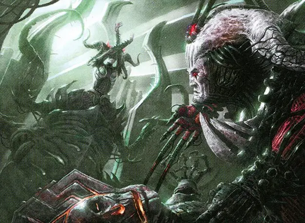 Art detail — Sheoldred's Edict