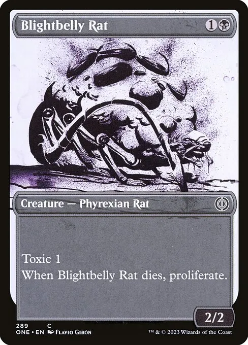 Blightbelly Rat — Phyrexia: All Will Be One