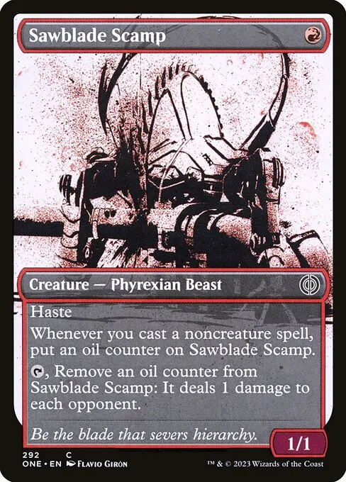 Sawblade Scamp — Phyrexia: All Will Be One