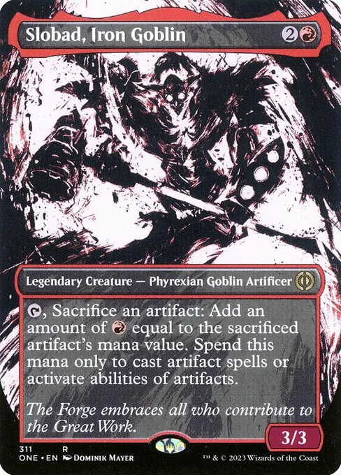 Slobad, Iron Goblin — Phyrexia: All Will Be One