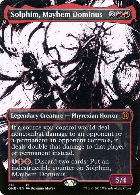 Solphim, Mayhem Dominus — Phyrexia: All Will Be One