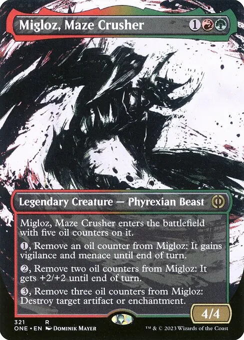 Migloz, Maze Crusher — Phyrexia: All Will Be One