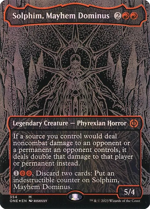 Solphim, Mayhem Dominus — Phyrexia: All Will Be One