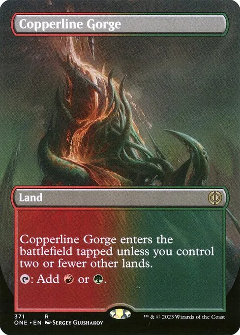 Copperline Gorge — Phyrexia: All Will Be One