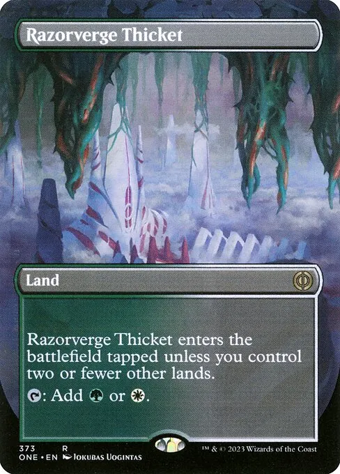 Razorverge Thicket — Phyrexia: All Will Be One