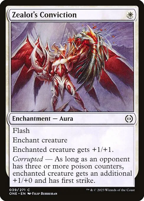 Zealot's Conviction — Phyrexia: All Will Be One