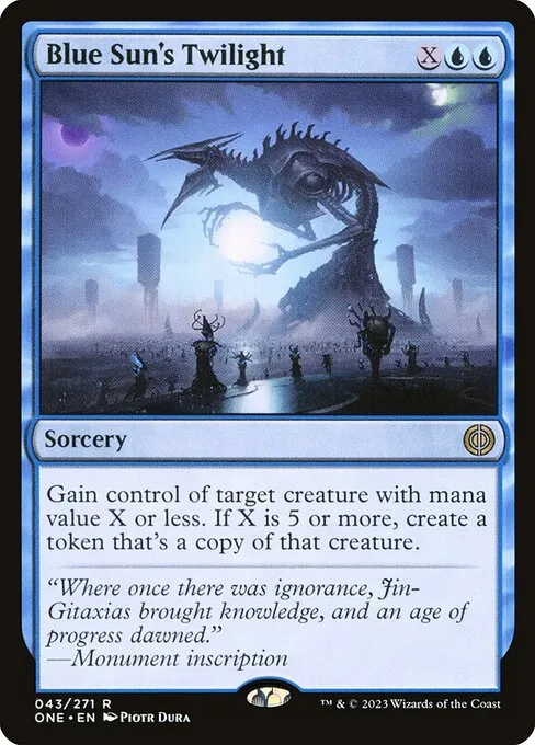 Blue Sun's Twilight — Phyrexia: All Will Be One