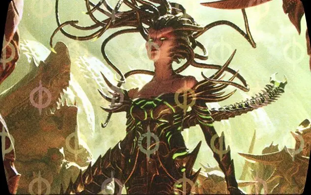 Art detail — Vraska, Betrayal's Sting