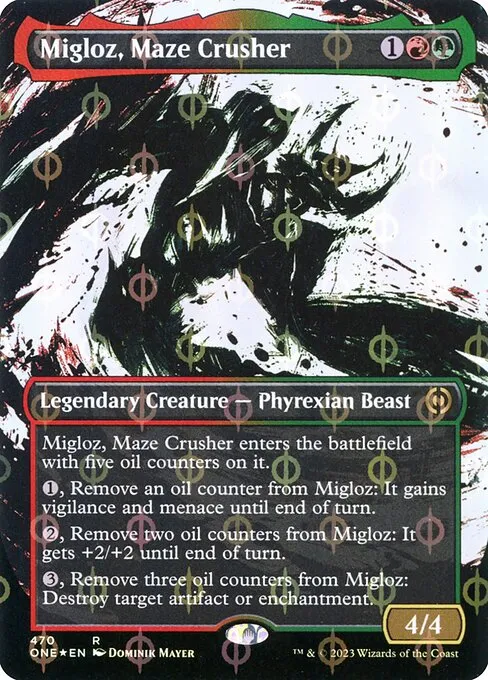 Migloz, Maze Crusher — Phyrexia: All Will Be One