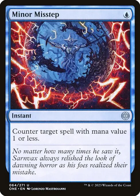 Minor Misstep — Phyrexia: All Will Be One