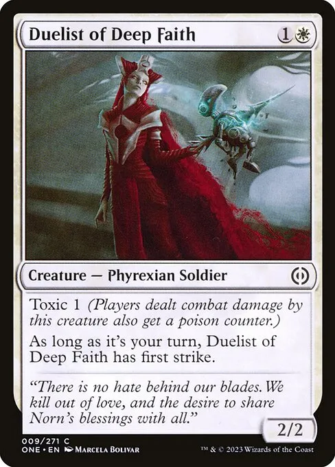 Duelist of Deep Faith — Phyrexia: All Will Be One