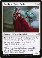 Duelist of Deep Faith — Phyrexia: All Will Be One
