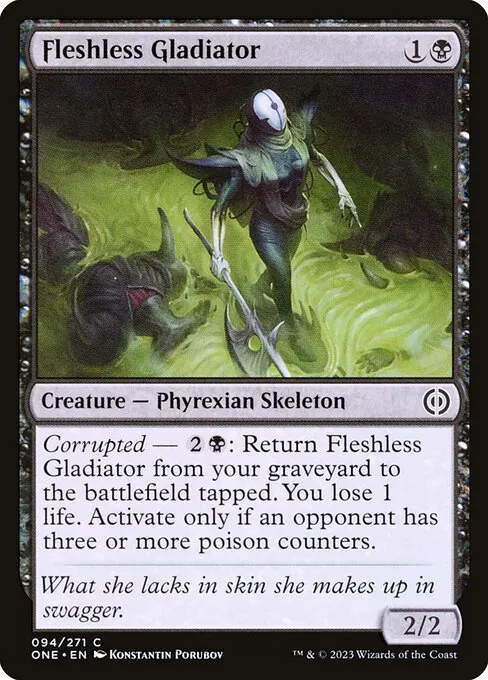 Fleshless Gladiator — Phyrexia: All Will Be One