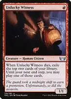 Unlucky Witness — Streets of New Capenna