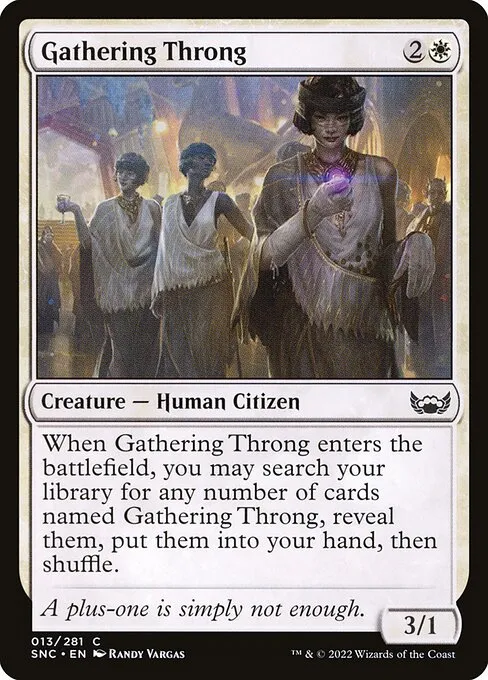 Gathering Throng — Streets of New Capenna