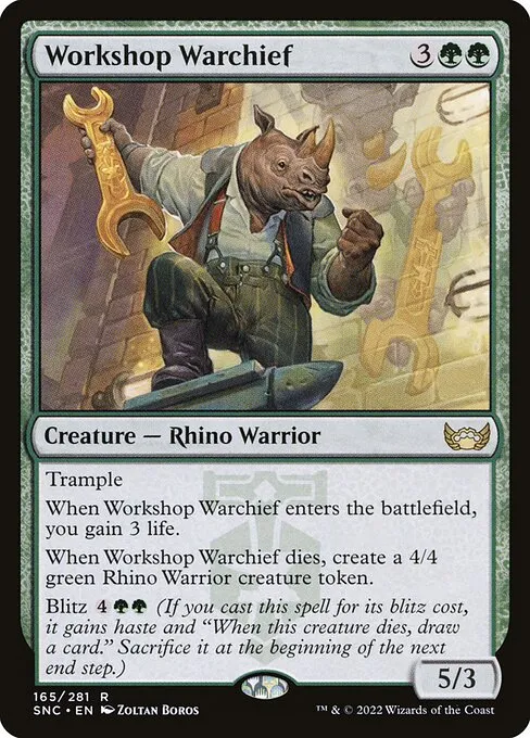 Workshop Warchief — Streets of New Capenna