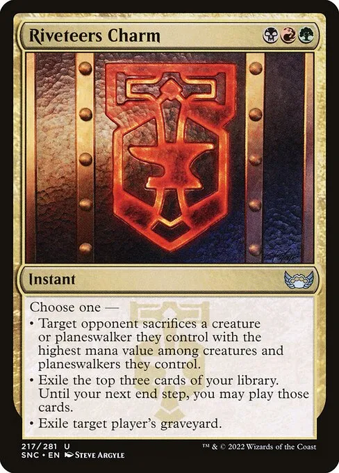 Riveteers Charm — Streets of New Capenna