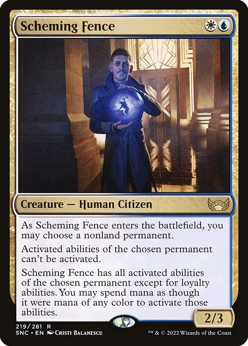 Scheming Fence — Streets of New Capenna