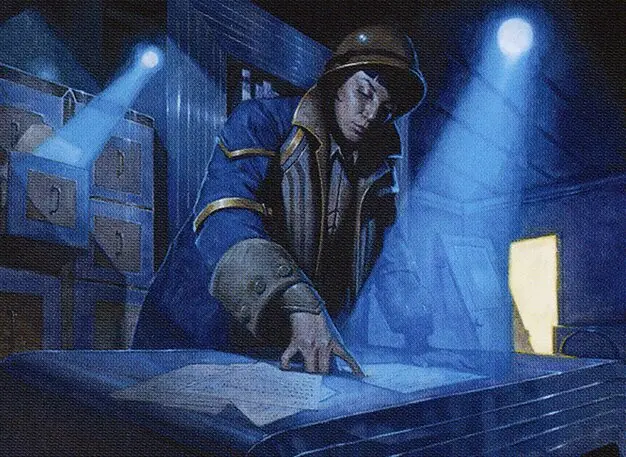 Art detail — Snooping Newsie