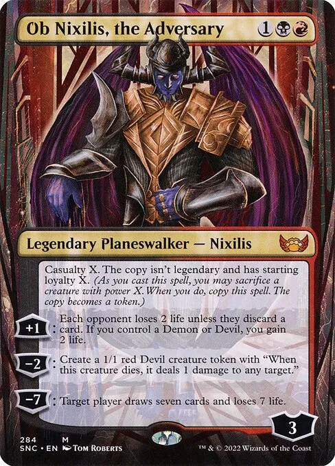 Ob Nixilis, the Adversary — Streets of New Capenna