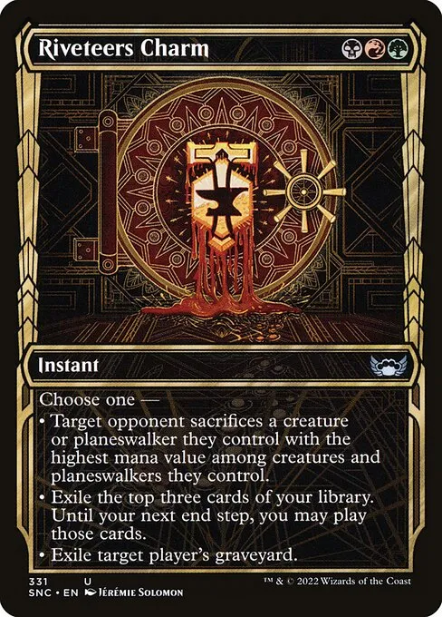 Riveteers Charm — Streets of New Capenna