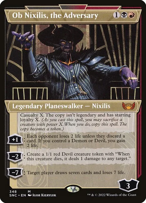 Ob Nixilis, the Adversary — Streets of New Capenna