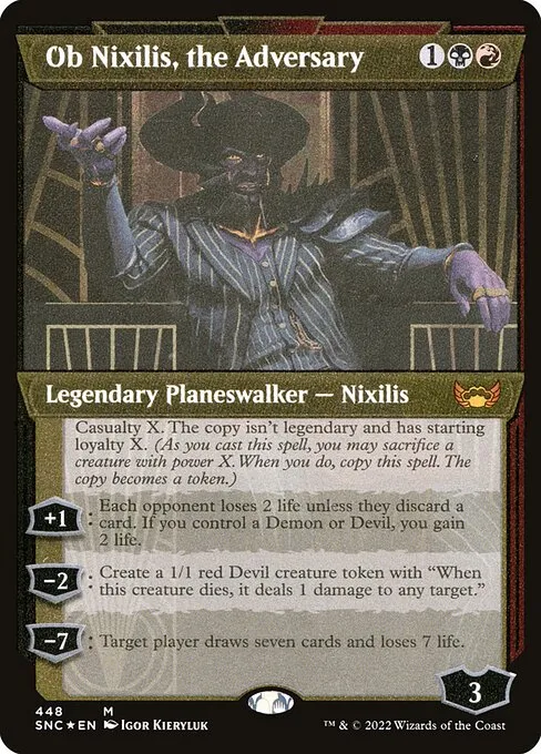 Ob Nixilis, the Adversary — Streets of New Capenna