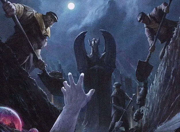 Art detail — Cemetery Tampering