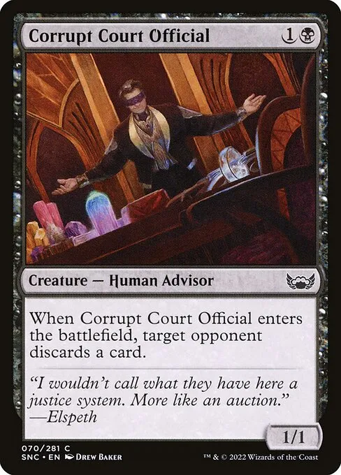 Corrupt Court Official — Streets of New Capenna
