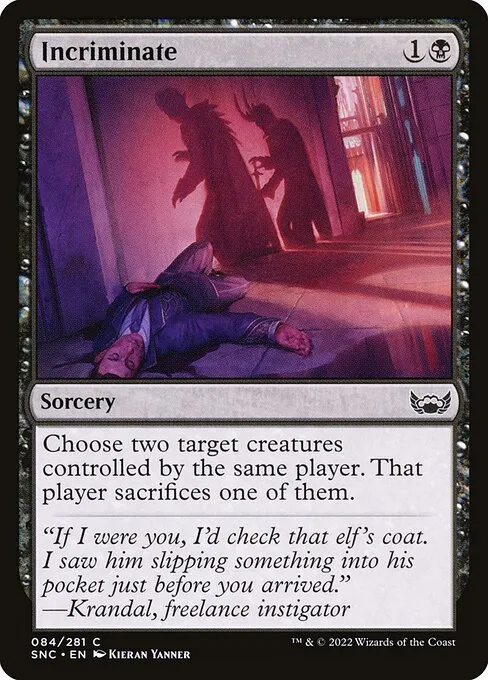 Incriminate — Streets of New Capenna