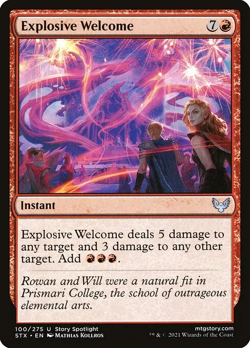 Explosive Welcome — Strixhaven: School of Mages