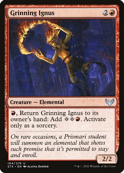 Grinning Ignus — Strixhaven: School of Mages