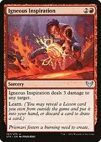 Igneous Inspiration — Strixhaven: School of Mages