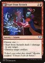 Start from Scratch — Strixhaven: School of Mages