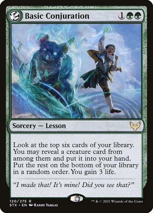 Basic Conjuration — Strixhaven: School of Mages