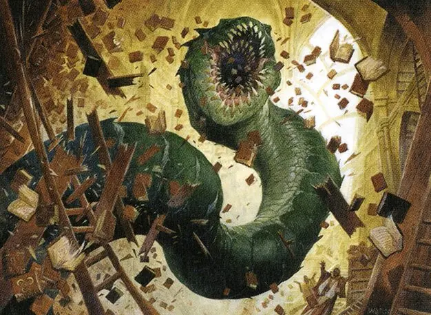 Art detail — Bookwurm