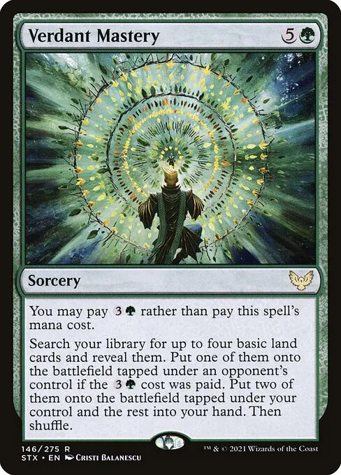 Verdant Mastery — Strixhaven: School of Mages