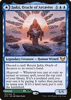 Jadzi, Oracle of Arcavios // Journey to the Oracle — Strixhaven: School of Mages