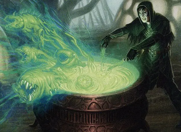 Art detail — Pestilent Cauldron // Restorative Burst