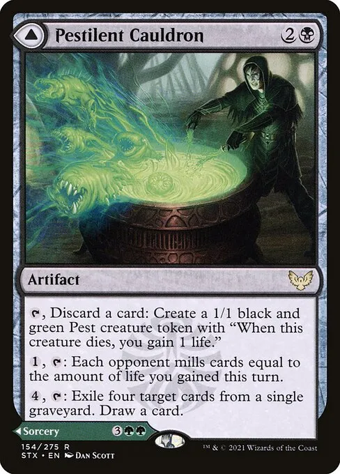 Pestilent Cauldron // Restorative Burst — Strixhaven: School of Mages